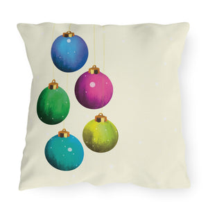 throw pillow with 'Christmas Decor' design