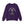 Purple sweatshirt with a graphic of a cat tangled in Christmas lights and text the says 'I Regret Nothing'.
