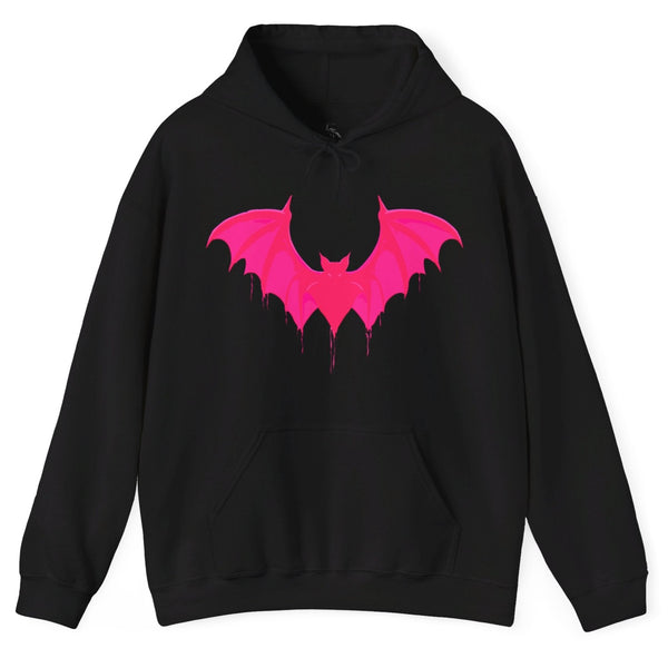 pink bat Halloween sweatshirt fall hoodie