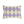 Reversible Purple Harlequin Indoor Outdoor Pillow