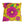 Vibrant Yellow & Pink Floral Indoor Outdoor Accent Pillow