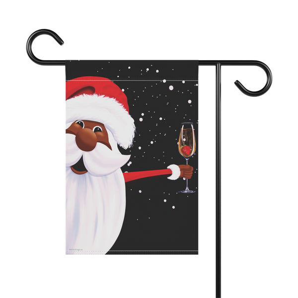 African American Christmas Flag - Weatherproof Garden Flag | Outdoor Holiday Decor