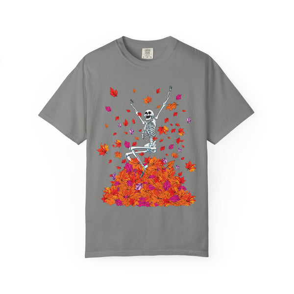 Fall Lovers Skeleton Halloween T-Shirt Comfort Colors®