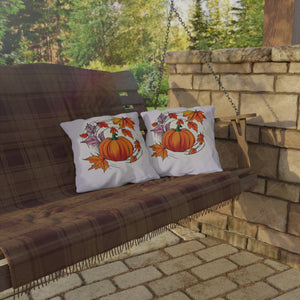 Fall Pumpkin Outdoor Throw Pillow