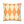 Reversible Orange Harlequin Pillow Cover