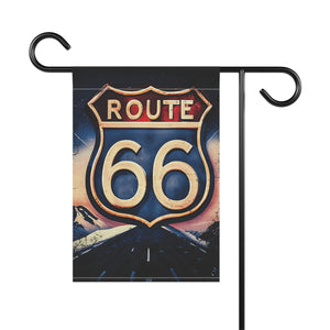 Route 66 Vintage Style Yard Flag
