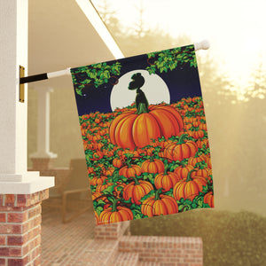 The Great Pumpkin Peanuts Halloween Yard Flag