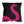 Pink Snake Black Indoor Outdoor Throw Pillow