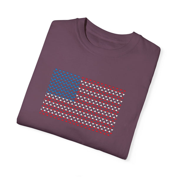 Comfort Colors© Martini Style American Flag Patriotic T-Shirt