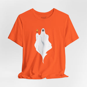 Champagne Ghost Cute Halloween T-Shirt