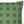 Green checkered pillow on a white background