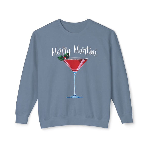 Comfort Colors® Merry Martini Christmas Sweatshirt