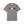 Gray t-shirt with red, white, and blue paw prints on a white background