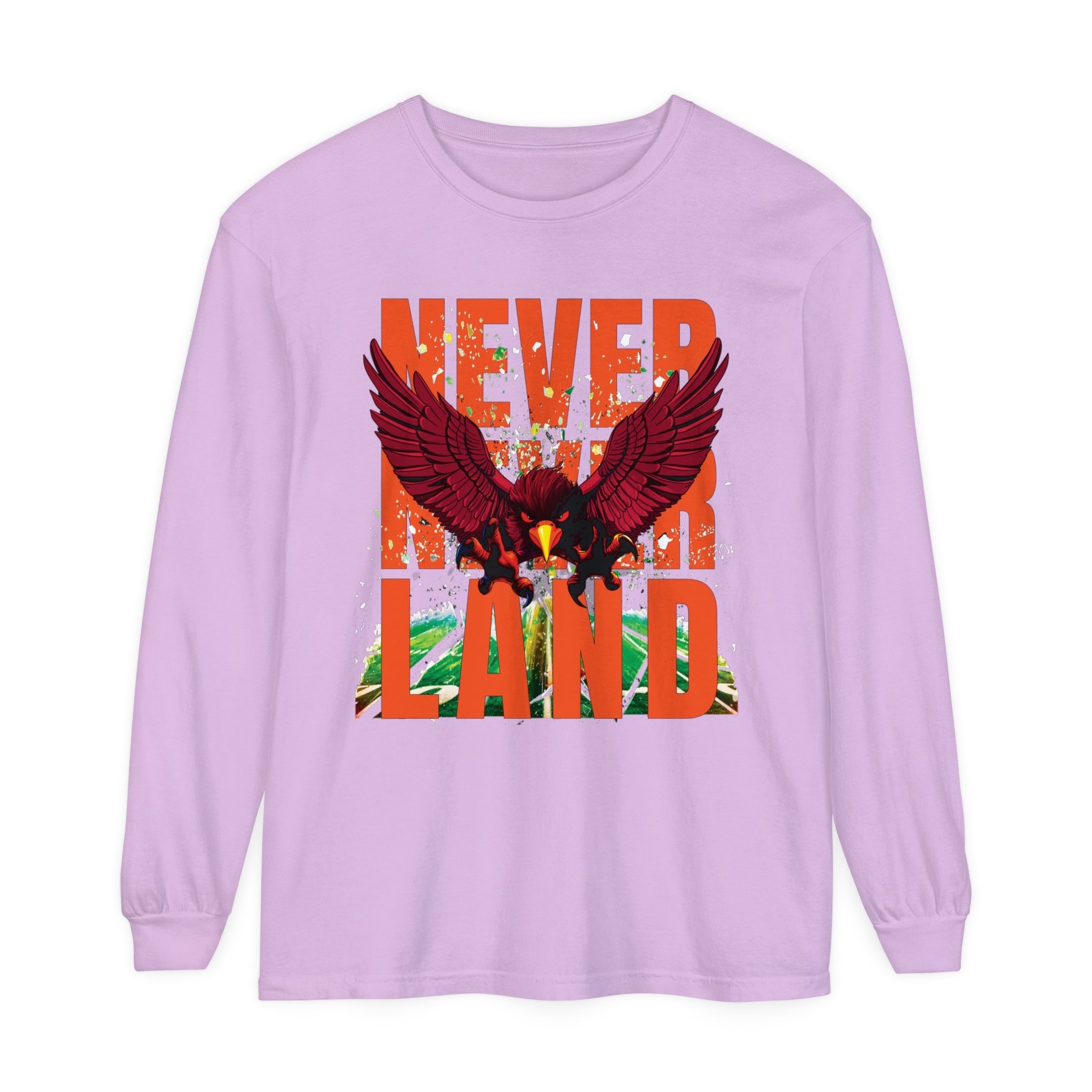 Comfort Colors® Never Never Land Hokies Long Sleeve Tee