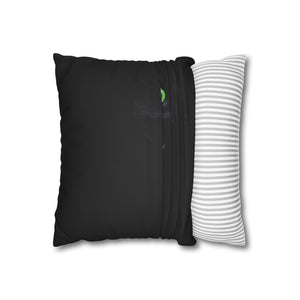 throw pillow with 'Black Cat Halloween Cover' design