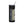A tall black insulated tumbler with a clear lid and metal straw, printed with illustrated book spines.
