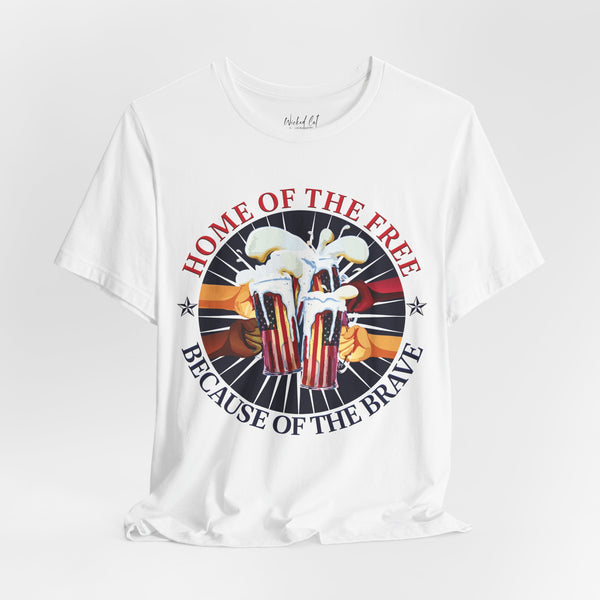 America Home of the Free July 4th Party T-Shirt