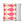Reversible Pink Harlequin Pillow Cover