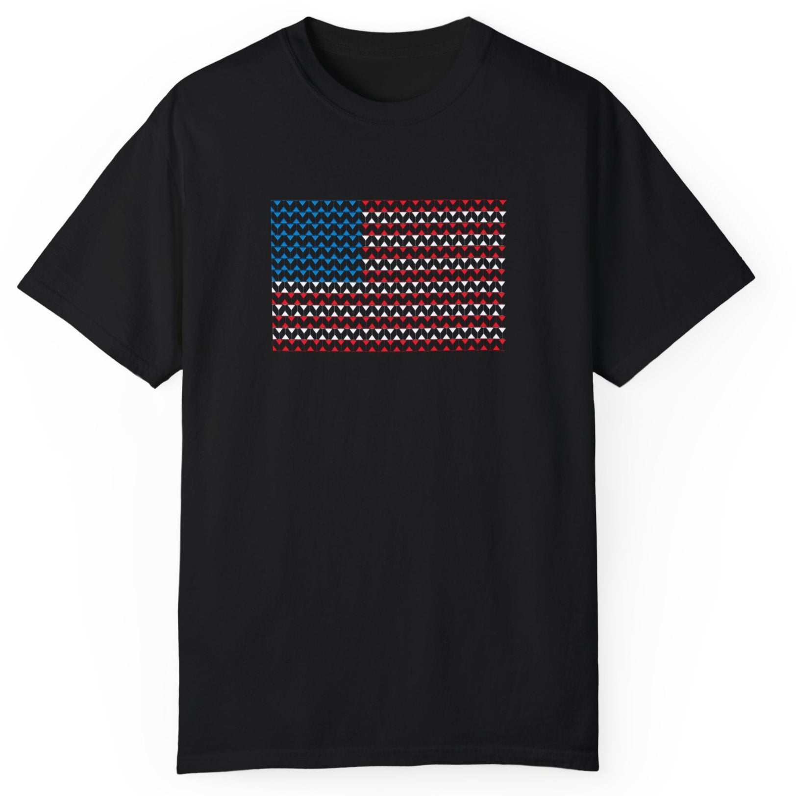 Comfort Colors© Martini Style American Flag Patriotic T-Shirt