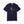 Navy blue t-shirt with a ballerina skeleton design on a white background