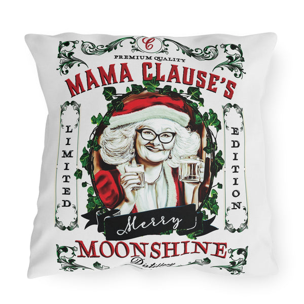 merry moonshine funny holiday pillow decor