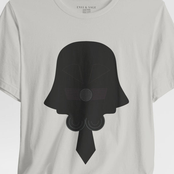 Spaceballs dark helmet silhouette funny 80s tshirt