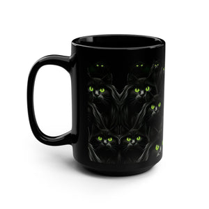 Bewitching Black Cats Mug 15oz
