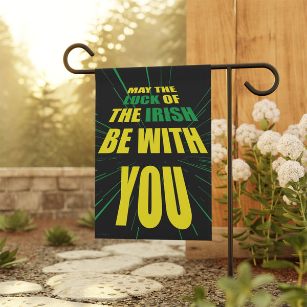 Irish Luck Star Wars Parody Funny Yard Flag