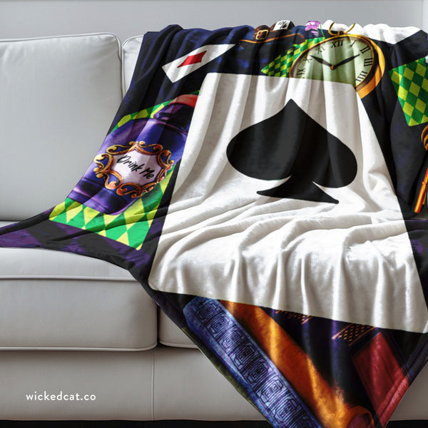 Alice in Wonderland Decorative Throw Blanket