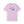 Light purple t-shirt with colorful text on a white background