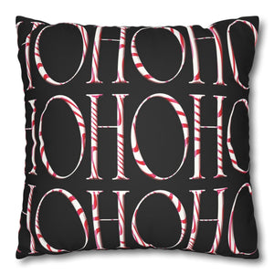 throw pillow with 'Reversible Christmas Cover Covers' design