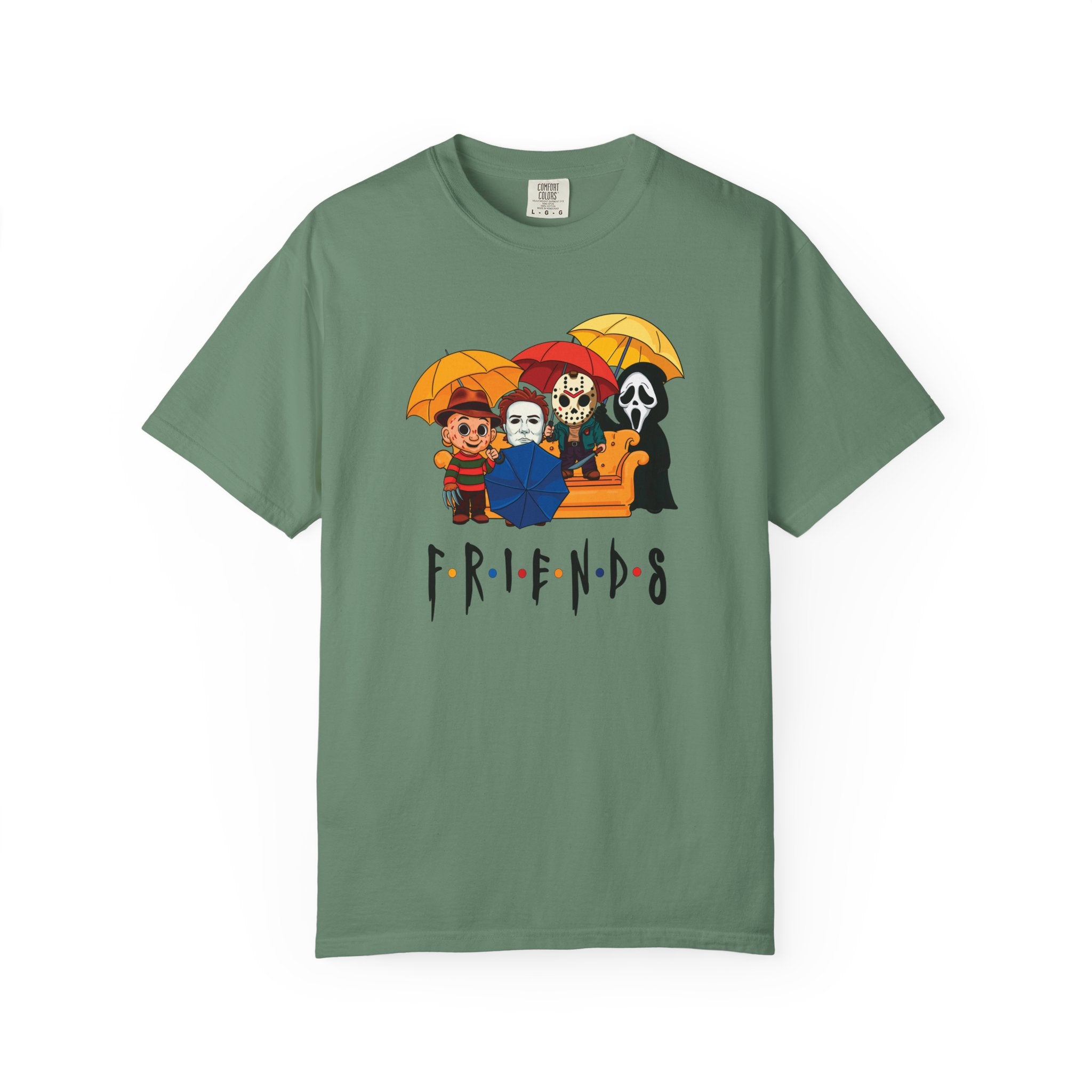 80s Horror Movie Friends Halloween T-Shirt Comfort Colors®
