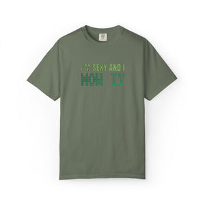 Embroidered Sexy and I Mow It T-Shirt Comfort Colors®