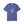 Purple t-shirt with skeleton hand making 'rock on' gesture on a white background