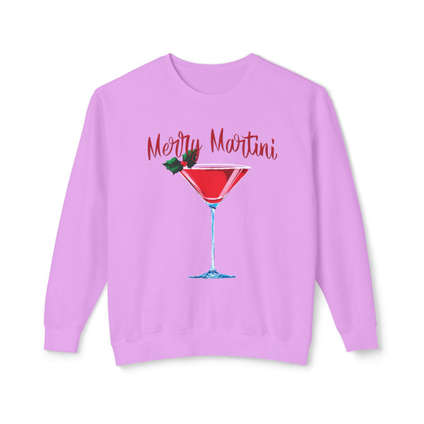 Comfort Colors® Merry Martini Christmas Sweatshirt