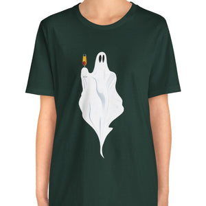 Champagne Ghost Cute Halloween T-Shirt