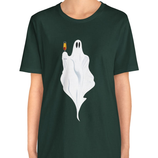 Champagne Ghost Cute Halloween T-Shirt