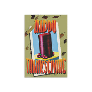 Garden flag with 'Retro Cranberry Sauce Funny Thanksgiving' design