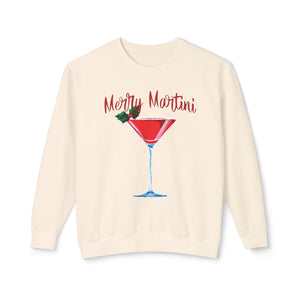 Comfort Colors® Merry Martini Christmas Sweatshirt