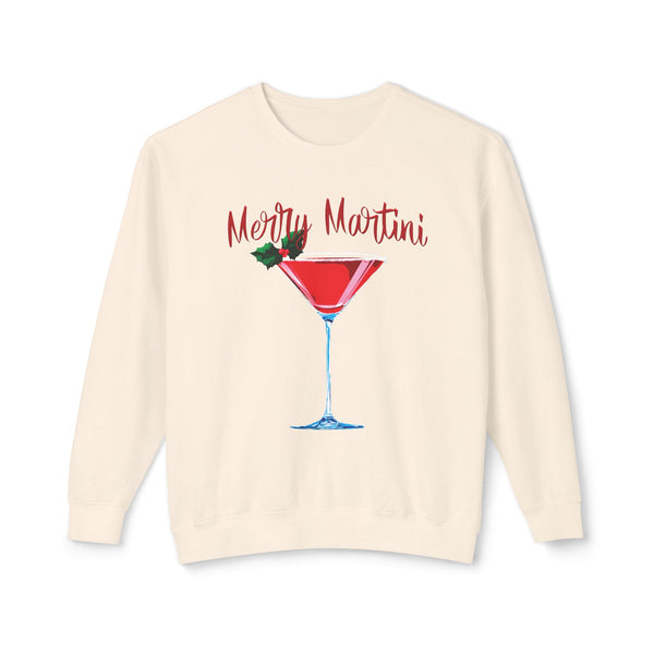 Comfort Colors® Merry Martini Christmas Sweatshirt