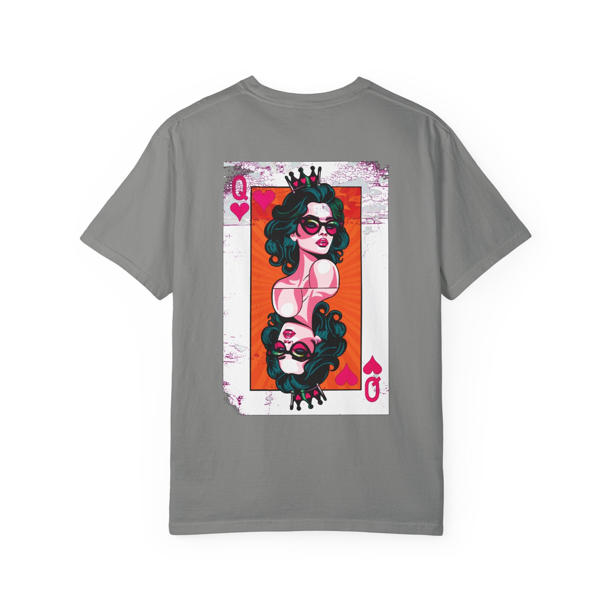 Comfort Colors® Retro Queen of Hearts Vintage Grunge T-Shirt