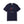 Navy blue t-shirt with graphic design and text on a white background