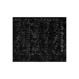 La Vie En Rose Sheet Music Shimmering Black Throw Blanket
