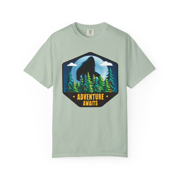 Comfort Colors® Bigfoot Adventure Awaits Funny Camping T-Shirt
