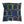 Mid-Century Modern Blue Indoor Outdoor Throw Pillow