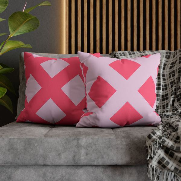 SW Paradox Pink Lilac Faux Suede Pillow Cover Reversible