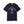 Navy blue t-shirt with a cartoon cat tangled in Christmas lights with text at the top that says I Regret Nothing