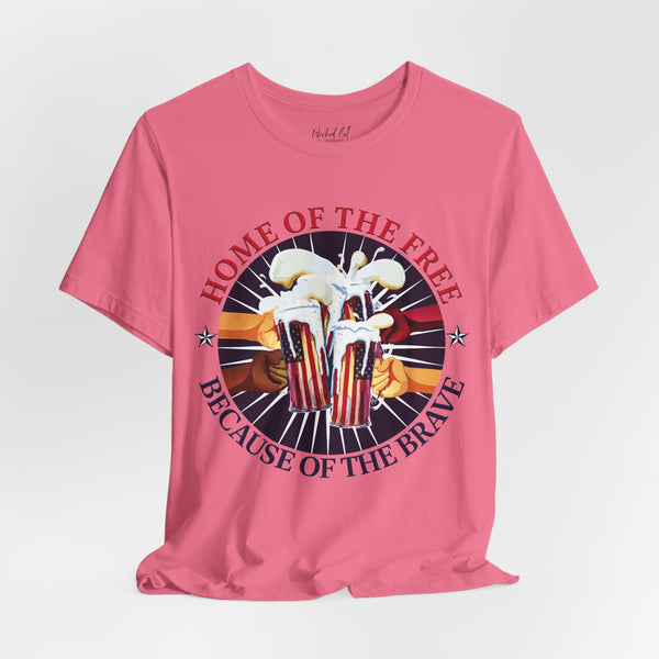 America Home of the Free July 4th Party T-Shirt