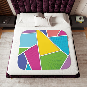 Comics Pop Art Soft Sherpa Baby Blanket