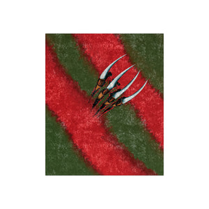 Nightmare on Elm Street Halloween Throw Blanket